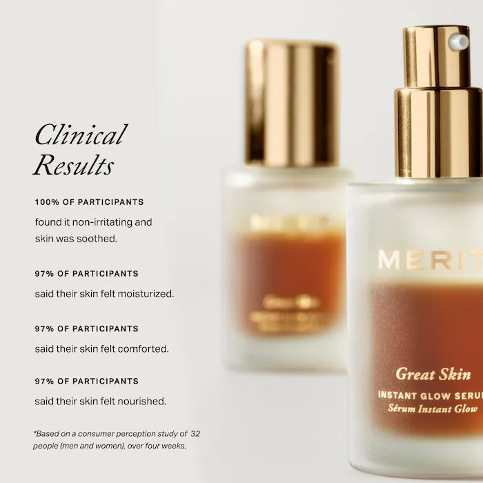 MERIT
Great Skin Instant Glow Serum with Niacinamide and Hyaluronic Acid