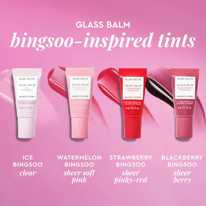 Glow Recipe Mini Glass Balm Lip Collection Gift Set