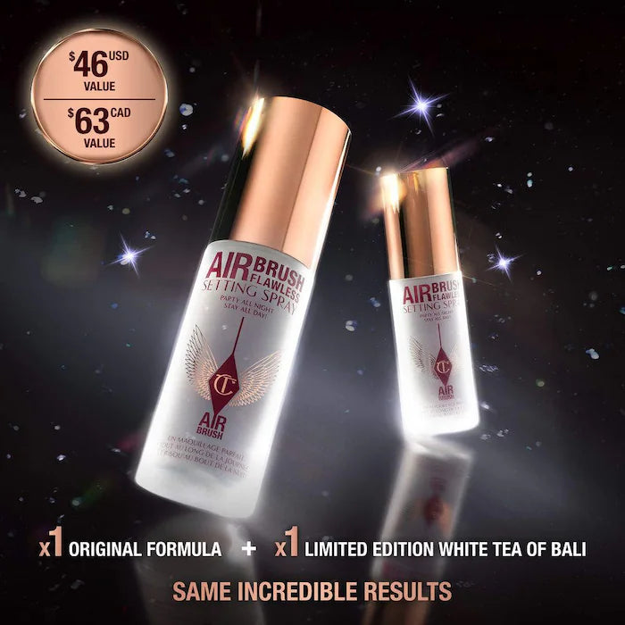 Charlotte Tilbury Mini Airbrush Flawless Setting Spray Dúo Gift Set