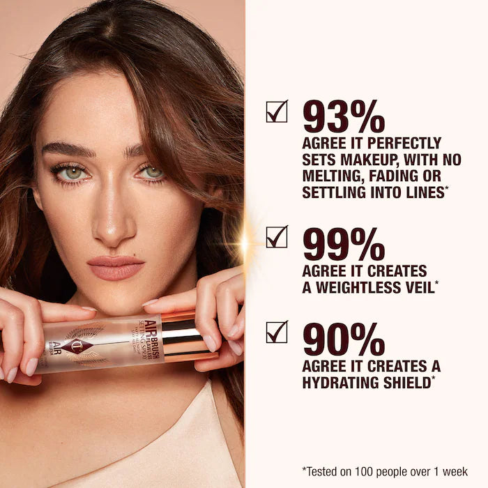 Charlotte Tilbury Mini Airbrush Flawless Setting Spray Dúo Gift Set