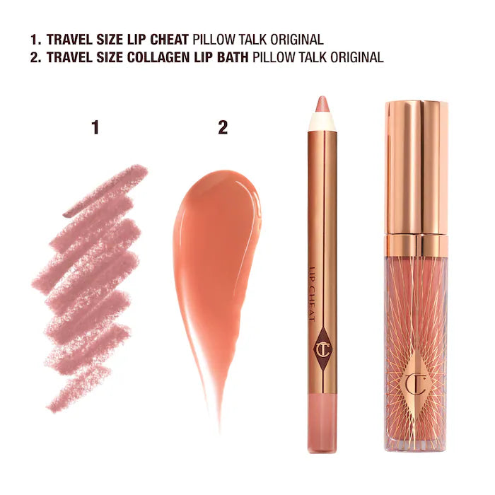 Charlotte Tilbury Mini Pillow a Talk Glossy Lip Dúos
