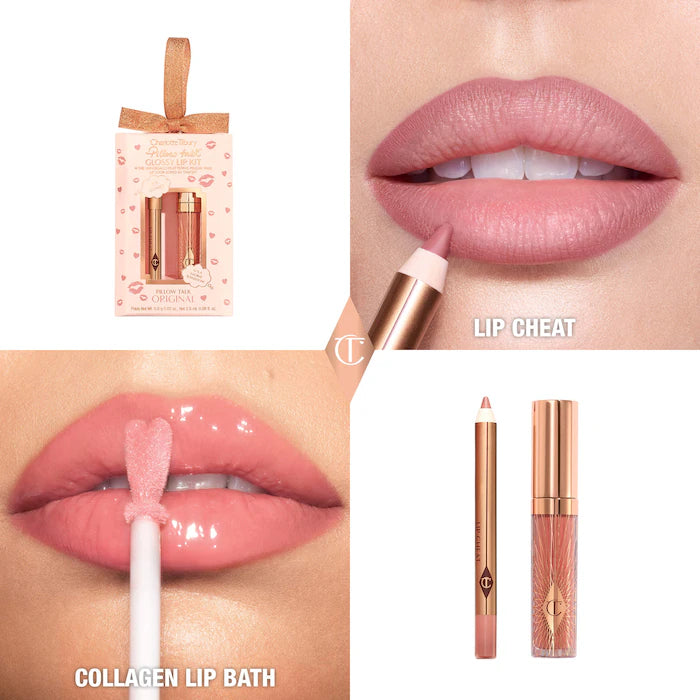 Charlotte Tilbury Mini Pillow a Talk Glossy Lip Dúos