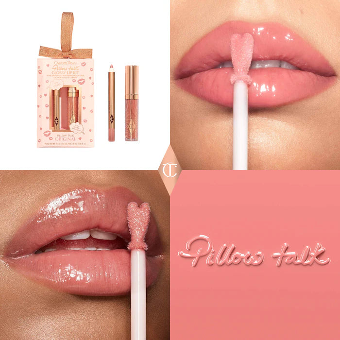 Charlotte Tilbury Mini Pillow a Talk Glossy Lip Dúos