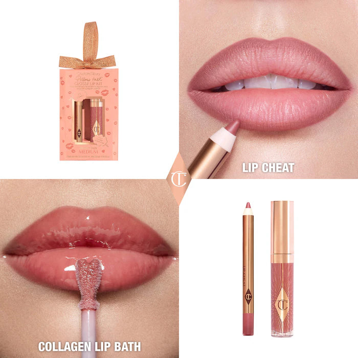 Charlotte Tilbury Mini Pillow a Talk Glossy Lip Dúos