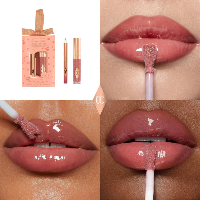 Charlotte Tilbury Mini Pillow a Talk Glossy Lip Dúos