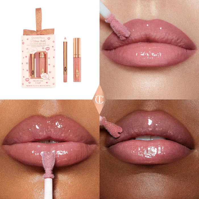 Charlotte Tilbury Mini Pillow a Talk Glossy Lip Dúos