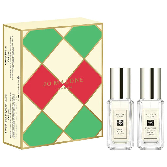 Jo Malone London Mini Ginger Biscuit + Sandalwood & Spiced Apricot Cologne Dúo Gift Set