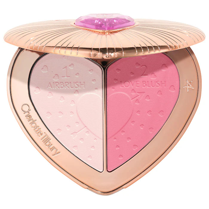 Charlotte Tilbury 
Pillow Talk Beauty Soulmates Airbrush Flawless Finish Brightening and Blush Powder Palette