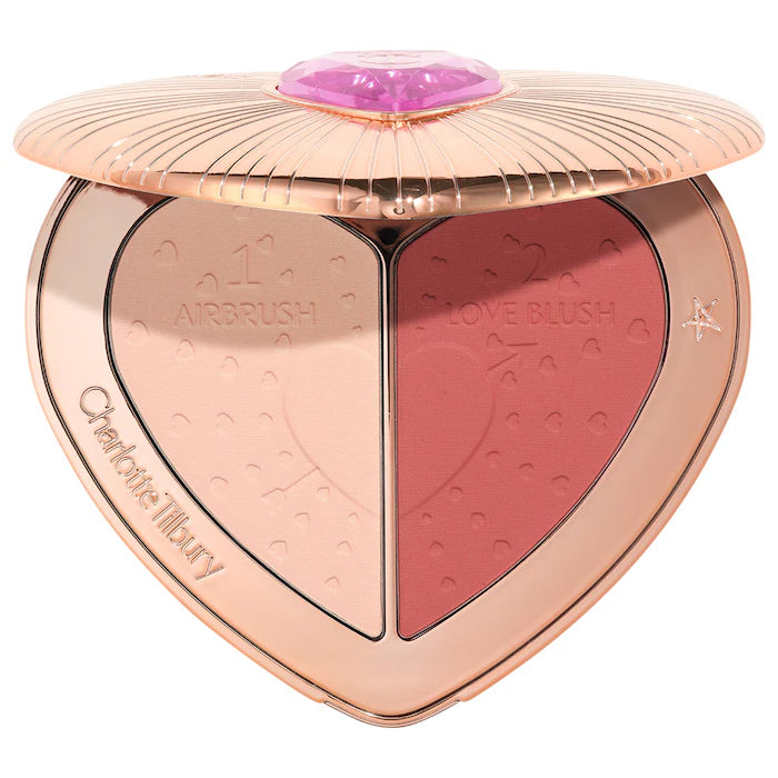 Charlotte Tilbury 
Pillow Talk Beauty Soulmates Airbrush Flawless Finish Brightening and Blush Powder Palette
