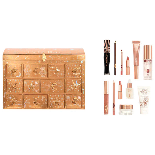 Charlotte Tilbury Charlotte’s Beauty Treasure Chest Makeup and Skin Care Advent Calendar