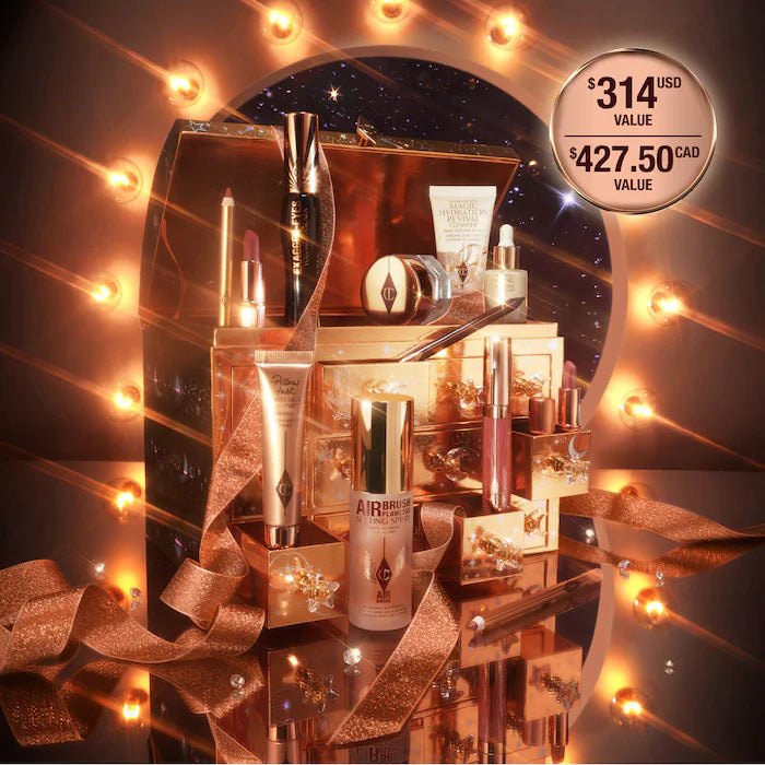 Charlotte Tilbury Charlotte’s Beauty Treasure Chest Makeup and Skin Care Advent Calendar