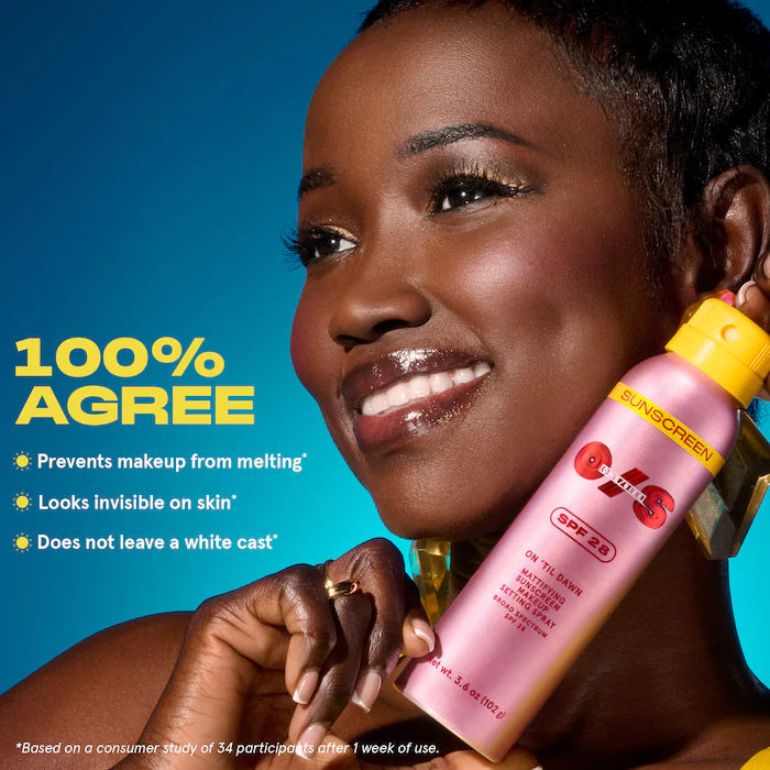 One Size On’ Till Dawn Mattifying Sunscreen MakeUp Setting Spray SPF 28