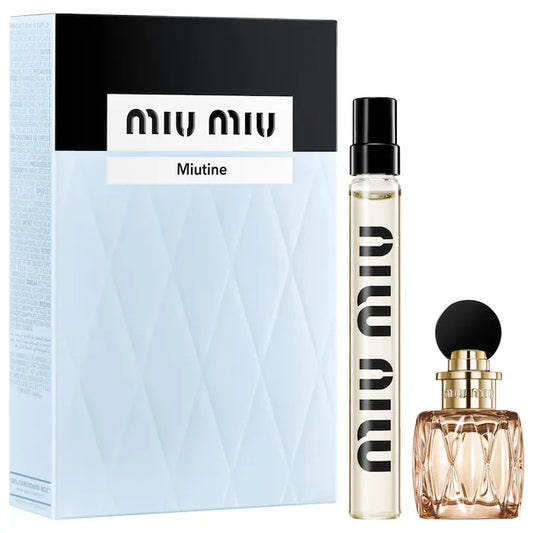 Miu Miu Mini Miutine Eau De Parfum Perfume Dúo Gift Set
