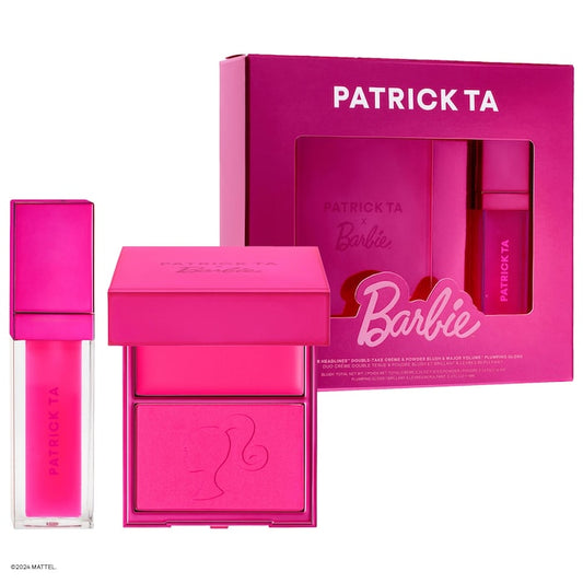 *Preorder* Patrick Ta x Barbie™ Blush Duo and Lip Plumper Set