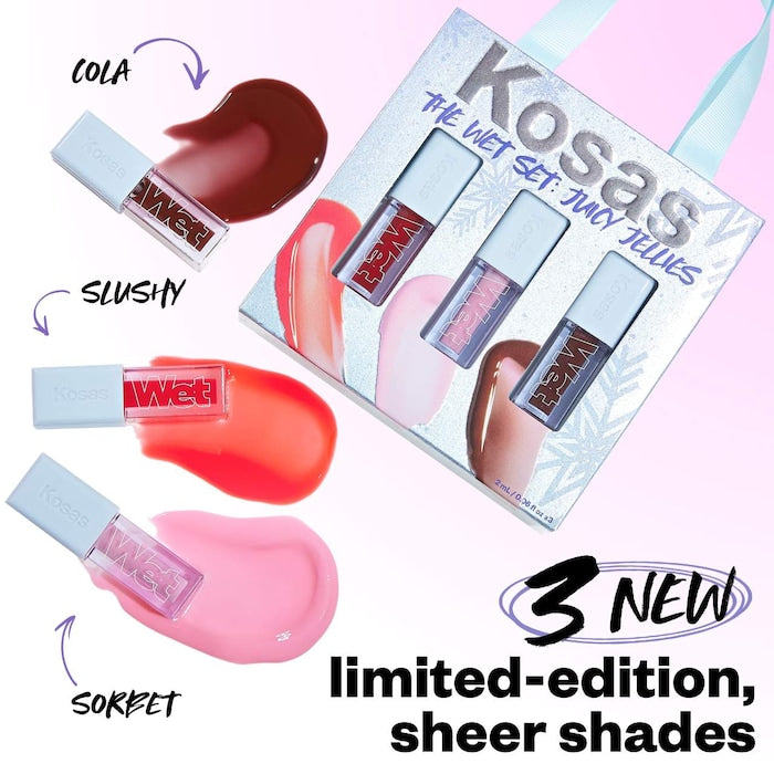 *PREORDER* Kosas
The Wet Set: Juicy Jellies Sheer Lip Oils