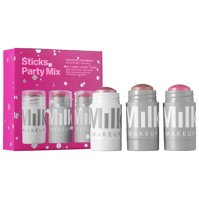 *Preorder* MILK MAKEUP
Sticks Party Mix Cream Blush + Highlighter Set