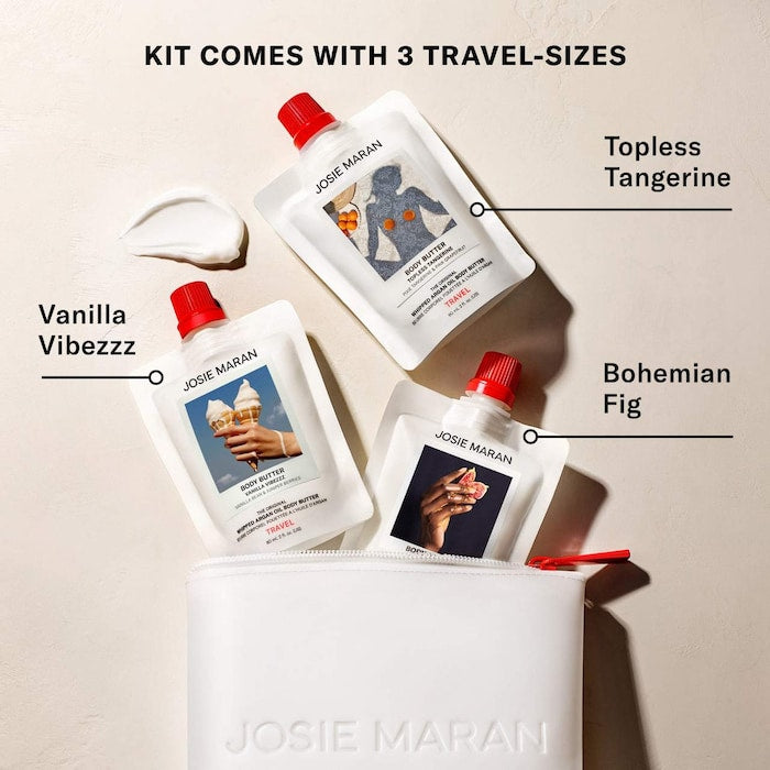 *Preorder* Josie Maran
Butter Babies 3-Piece Body Cream Minis Kit